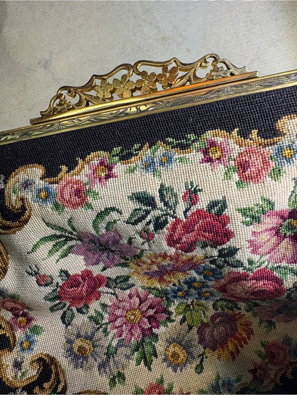 Petite Pointe JB & Co Vienna Handiwork Top-Handle Bag - Picture 4 of 12